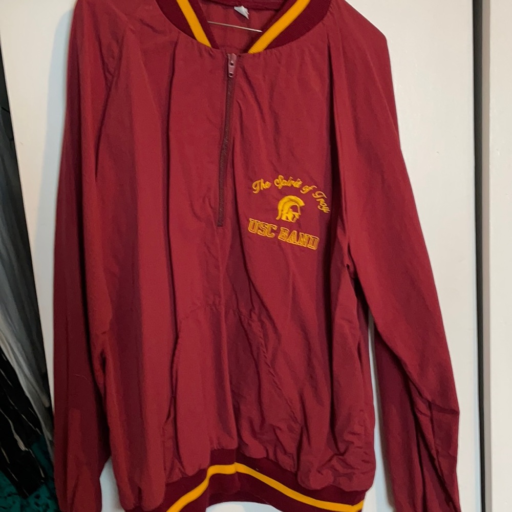 USC pullover light jacket